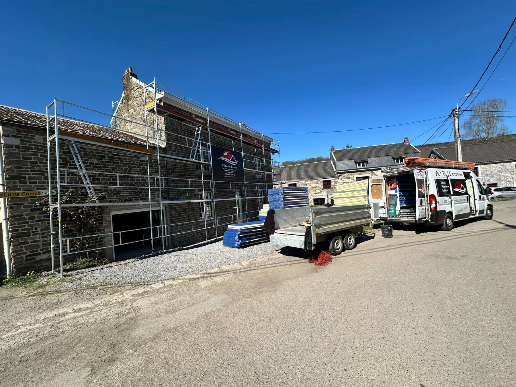Chantier toiture A Rapetti