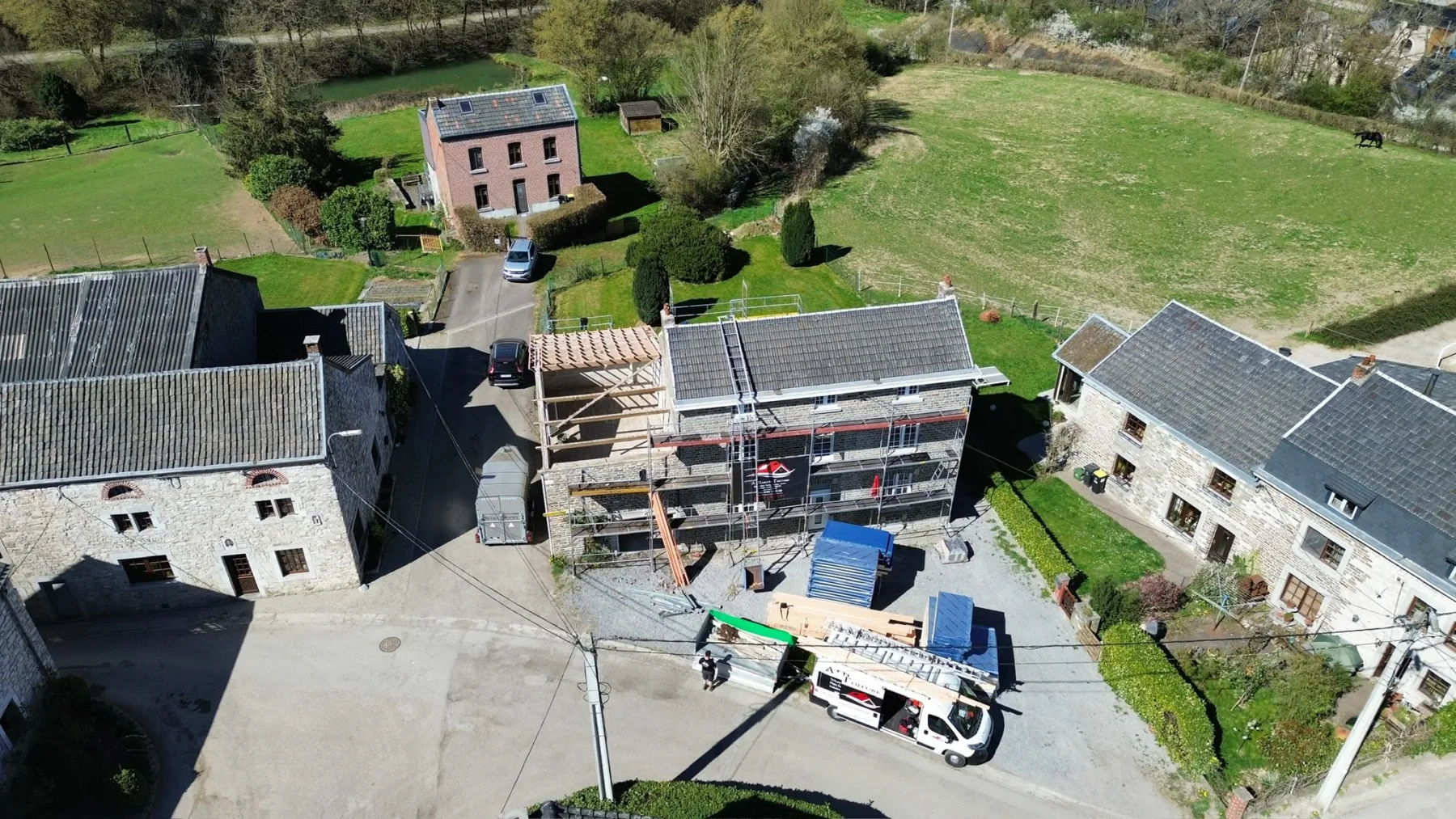 Chantier toiture A Rapetti