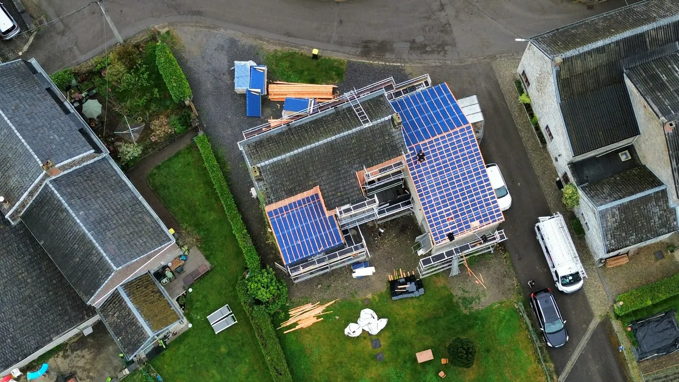 Rénovation de toiture — corps de ferme — réalisation A Rapetti Toiture