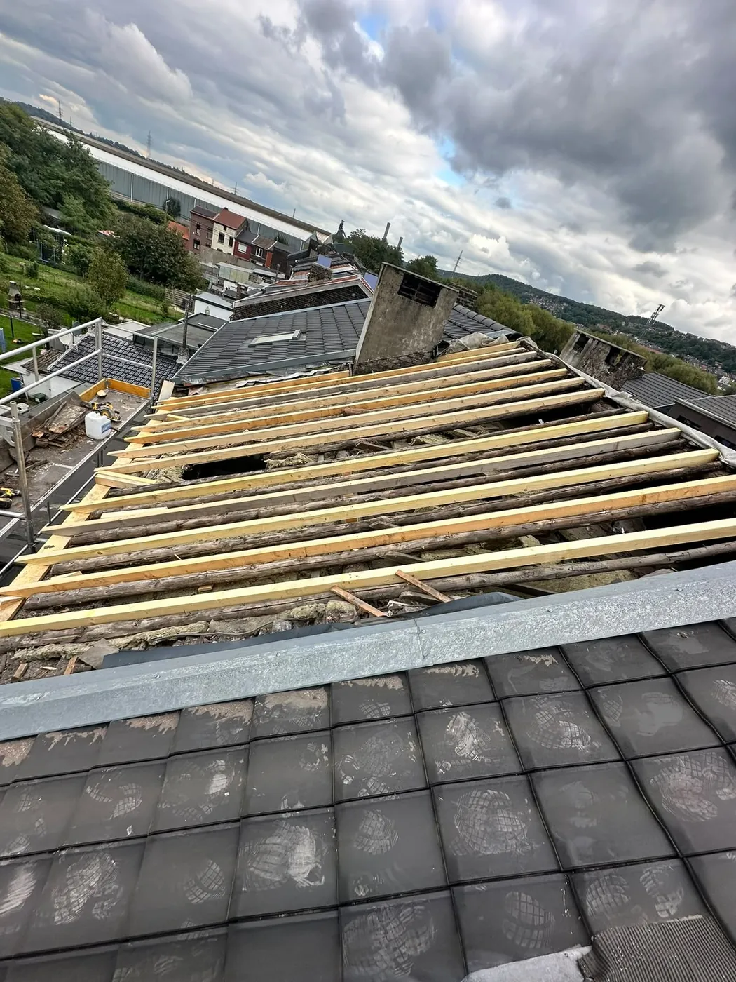 Réfection de toiture en tuiles — réalisation A Rapetti Toiture